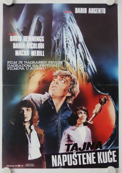 Profondo Rosso - Deep Red original release movie poster from Ex-Yugoslavia